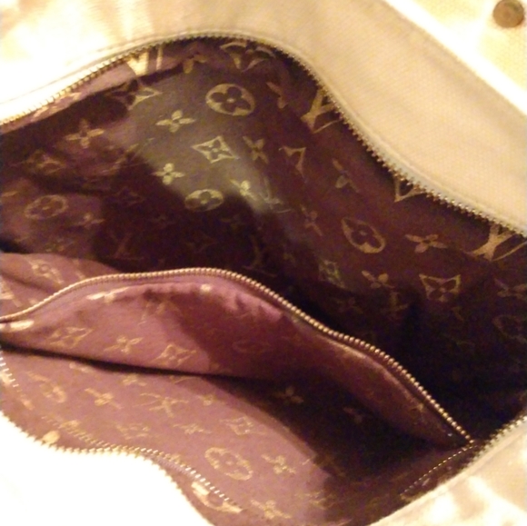 Large Louis Vuitton Global Shopper Tote Bag Purse - Picture 7 of 11